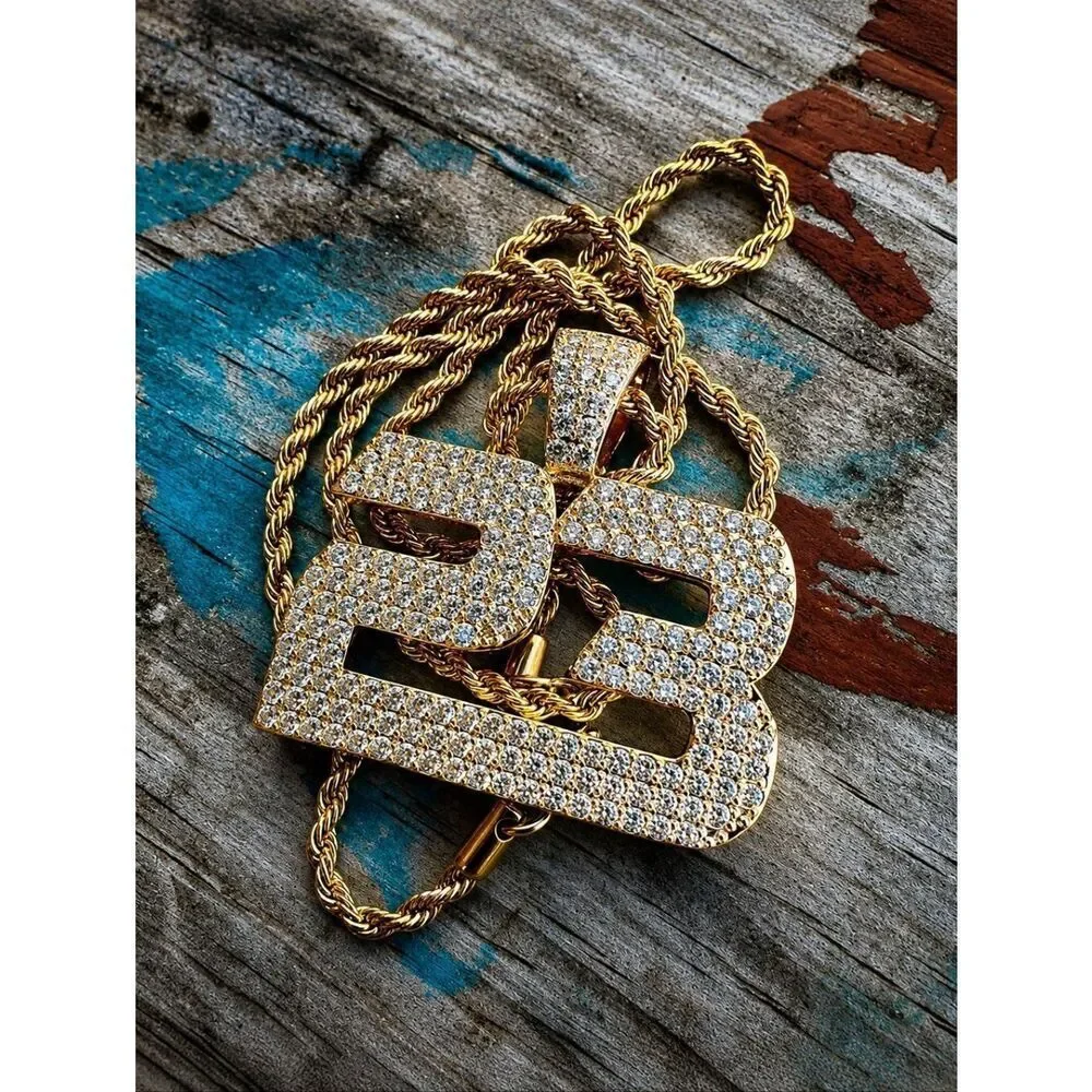 Iced out 23 Jordan Necklace